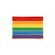 Load image into Gallery viewer, LGBT Flag Rainbow Brooches