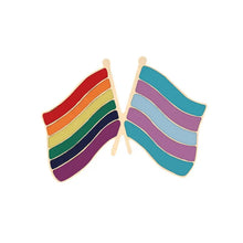 Load image into Gallery viewer, LGBT Flag Rainbow Brooches - 3