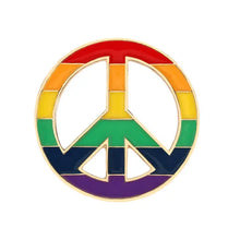 Load image into Gallery viewer, LGBT Flag Rainbow Brooches