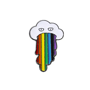 LGBT Flag Rainbow Brooches - Cloud