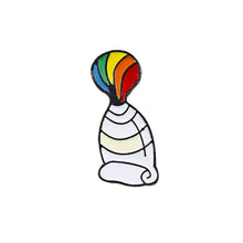 Load image into Gallery viewer, LGBT Flag Rainbow Brooches - Pigment