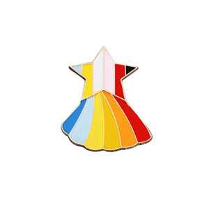LGBT Flag Rainbow Brooches - Skirt