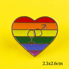 Load image into Gallery viewer, LGBT Rainbow Love Badges - HZ0207XZ