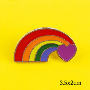 LGBT Rainbow Love Badges - HZ0208XZ