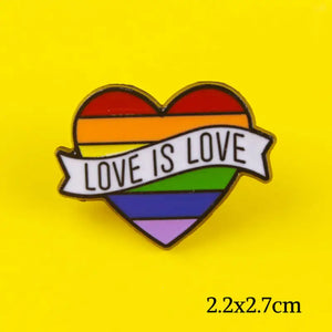 LGBT Rainbow Love Badges - HZ0211XZ