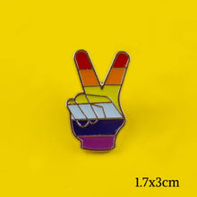 Load image into Gallery viewer, LGBT Rainbow Love Badges - HZ0486XZ