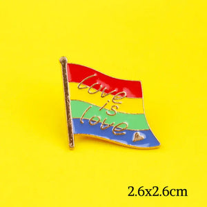 LGBT Rainbow Love Badges - HZ0754XZ