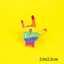 Load image into Gallery viewer, LGBT Rainbow Love Badges - HZ0757XZ