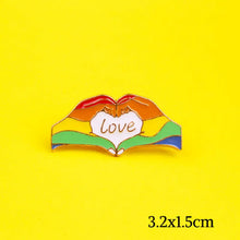 Load image into Gallery viewer, LGBT Rainbow Love Badges - HZ0759XZ