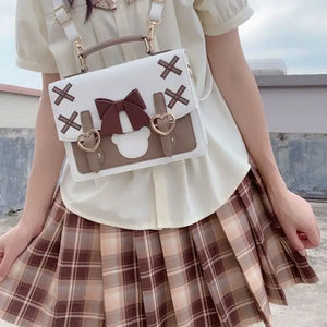 Lolita Kawaii Japanese Shoulder Handbag - White