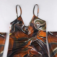 Load image into Gallery viewer, Long Sleeve Off Shoulder Drawstring Tight Backless Dress