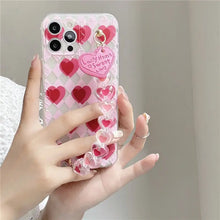 Load image into Gallery viewer, Love Heart Bracelet Clear Soft Phone Case For IPhone