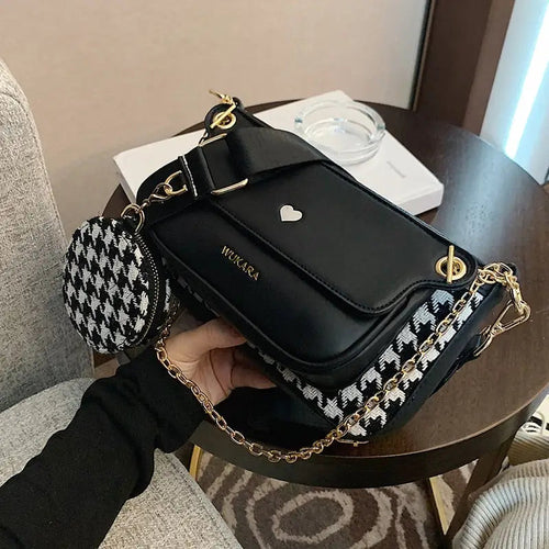 Luxury PU Leather Crossbody bag