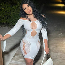 Load image into Gallery viewer, Marleny Hollow Out Bodycon Mini Dress