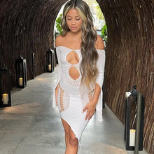 Load image into Gallery viewer, Marleny Hollow Out Bodycon Mini Dress