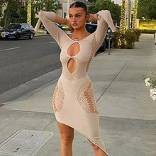 Load image into Gallery viewer, Marleny Hollow Out Bodycon Mini Dress