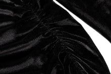 Load image into Gallery viewer, Monte Carlo Velvet Ruched Dress