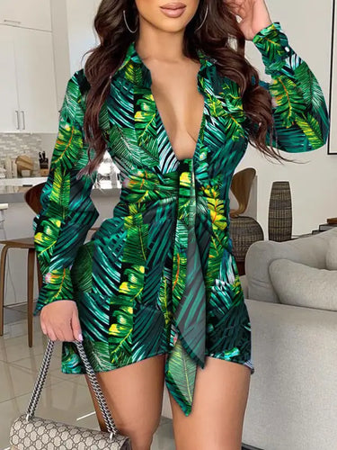 More Than Enough Tropical Dress