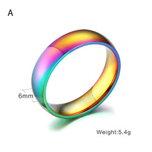 Load image into Gallery viewer, Multicolor Unisex Pride Ring - 12