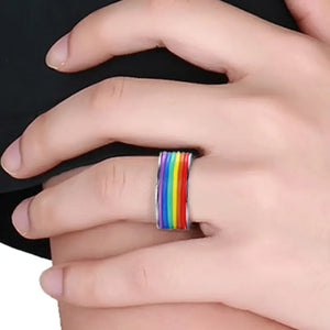 Multicolor Unisex Pride Ring