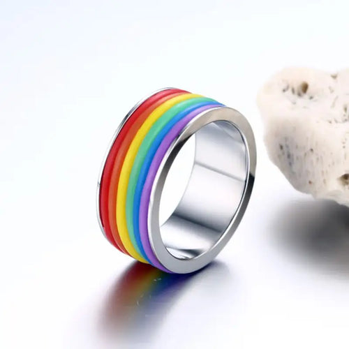 Multicolor Unisex Pride Ring