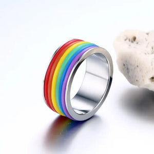 Multicolor Unisex Pride Ring