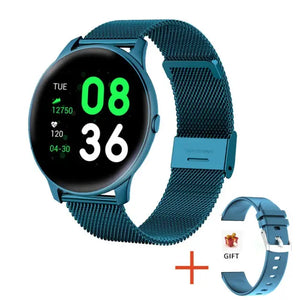 Multifunctional Sports Fitness Smart Watch - Mesh belt blue
