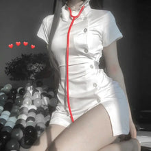 Load image into Gallery viewer, Nurse Cosplay Erotic Maid Outfit - white / One Size