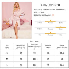Load image into Gallery viewer, Pink Long Sleeve Pajama Robe