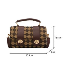Load image into Gallery viewer, Plaid Vintage Chain High Quality Retro Small Shoulder Bag