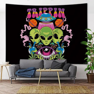Psychedelic Mandala Wall Tapestry - A24-464 / 275X180cm