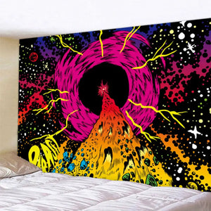 Psychedelic Mandala Wall Tapestry