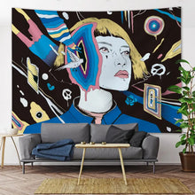Load image into Gallery viewer, Psychedelic Mandala Wall Tapestry