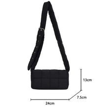 Load image into Gallery viewer, Quilted Plaid Crossbody Luxury Handbag
