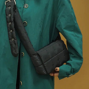 Quilted Plaid Crossbody Luxury Handbag
