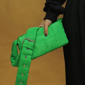 Quilted Plaid Crossbody Luxury Handbag