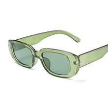 Load image into Gallery viewer, Retro Rectangle Sunglasses - Green