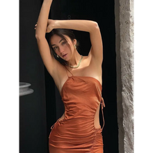 Load image into Gallery viewer, Sexy Cut Out Ruched Maxi Dress