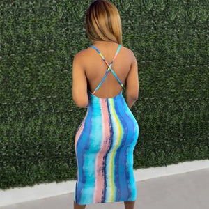 Off Shoulder Criss-Cross Dress