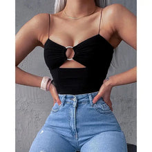 Load image into Gallery viewer, Sleeveless O-Ring Design Cami Top