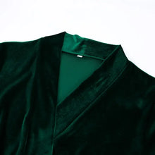 Load image into Gallery viewer, Solid 2 Piece Long Sleeve Velvet Pajamas