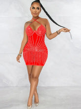 Load image into Gallery viewer, Star Glam Mini Dress