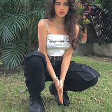 Load image into Gallery viewer, Streetwear High Waist Loose Techwear Cargo Pants