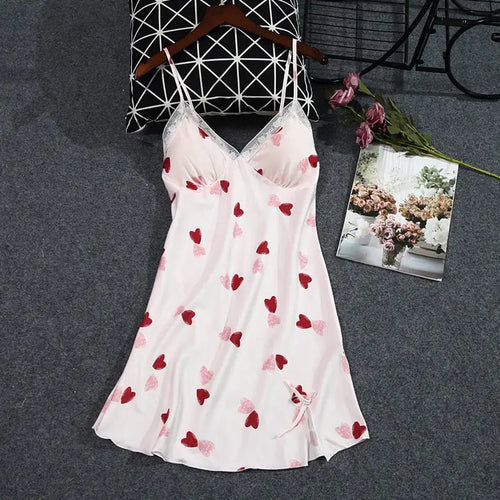 Sweetheart Spaghetti Strap Nightdress