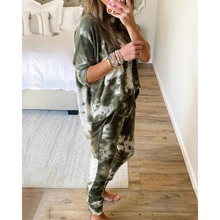 Load image into Gallery viewer, Women’S Tie Dye T-Shirt &amp; Pants Suit
